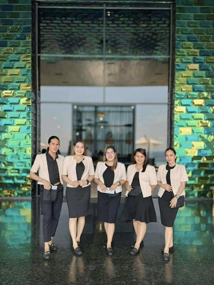 The Practical Bride wedding coordinators at The Reef Island Resort, a beachfront wedding venue in Mactan, Cebu